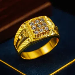 z home gold plated white stone ring Copper Gold Plated Ring-picture-24