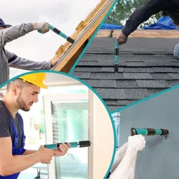 queryzen 7.3mm Nail Gun Manual Steel Nails, Round Nails 100 Pcs Rivet (Aluminium) Rivet image 4