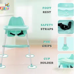 little funky Mealtime 3 in 1 Baby Booster Seat Multipurpose Kids Feeding High Chair Bouncer-picture-23