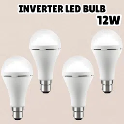 sacro (Emergency Inverter Blub) charging 12W LED Bulb for Extended Lighting_Pack_4E278 4 hrs Bulb Emergency Light image 1