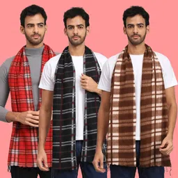 Trendy World Checkered Men Muffler-picture-27