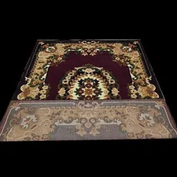 samjeeda handloom carpets Multicolor Silk Carpet image 4