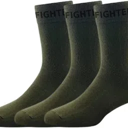 Men Solid Calf Length-image-3