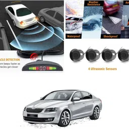Parking 0190 DIY LED Car Reverse Sensor Kit with 4 Sensors & Buzzer Alarm Parking V1 Parking Sensor-image-80