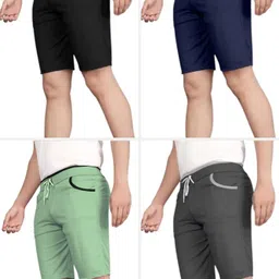 urbx Pack of 4 Solid Men Boxer image 3