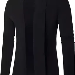 aftclothing Men Jacket Style Full Sleeve Black Shrug image 3