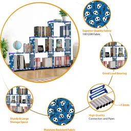 sb07 Metal Open Book Shelf image 3