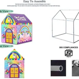 msm zone New tent House Tent For Girls And Boyss (Multicolor) image 4