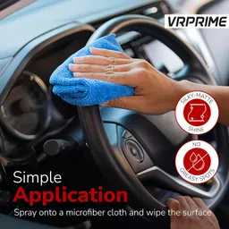vrprime Car Interior Cleaner | Car All Interior Surfaces Dashboard, Seat, Door Cleaning Kit | Leather, Plastic and Fabrics |Removes Tough Stains Vehicle Interior Cleaner image 4
