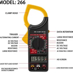 yuv DT-266-Clamp-Meter Digital Multimeter image 2