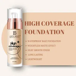 lakyou beauty High Coverage Weightless Matte Effect Long Lasting Waterproof Foundation image 3