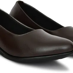 KERZL Women's Brown Formal Ballerina Shoes | Comfortable Slip-On Office Wear" Bellies For Women-picture-22