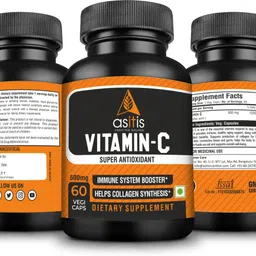 as-it-is nutrition Vitamin C 500mg - 60 capsules | Lab Tested | Zero Fillers image 2