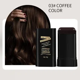 Hair Color Touch Up Stick,Hair dye pencil Temporary Hair Lipstick , Brown-image-8