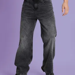 bene kleed Men Loose Fit Mid Rise Grey Jeans-picture-17