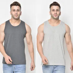 diwazzo Pack of 2 Men Vest-picture-45