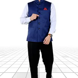 kottonknot Solid Men Waistcoat-picture-39