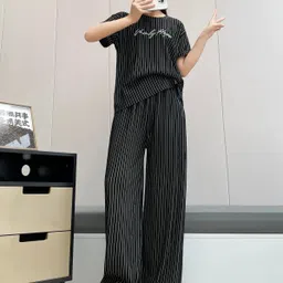 lugo Tshirt Palazzos Western Set image 5