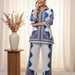 sretan Tunic Palazzos Co-ords Set image 1