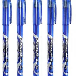 gnsp 12 Pcs Blue Ink Erasable Gel Pen Set with attached Magic Wipe Eraser 0.35mm Nib Gel Pen image 5