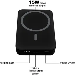 gifni 10001 mAh 22 W Wireless With MagSafe Mini Pocket Size Power Bank image 2