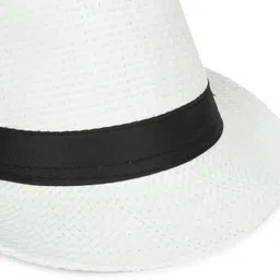 ZACHARIAS Paper Jute Fedora Hat Cap image 5