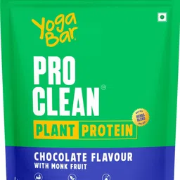 yogabar Protien powder plant based Chocolate flavour 500g Plant-Based Protein image 1