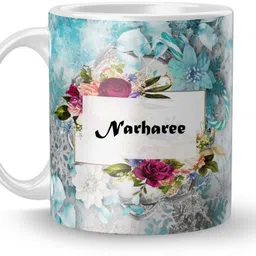beautum Name Narharee Printed White Ceramic (350)ml Model No:BTNAMXYZ013924 Ceramic Coffee Mug-picture-16