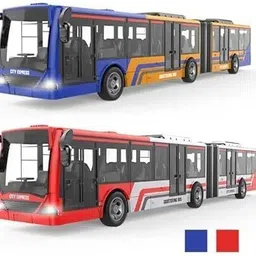 sharnga 2.4GHz 4 Channels Remote Control Bus - Full Function RC Model With Realistic image 2