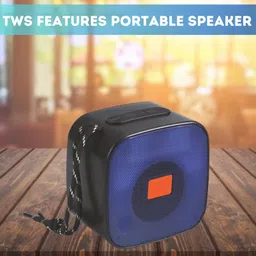 GUGGU S113 Bluetooth (PORTABLE DESKTOP SPEAKER) Dynamic Thunder Sound & High Bass E59 5 W Bluetooth Laptop/Desktop Speaker image 1