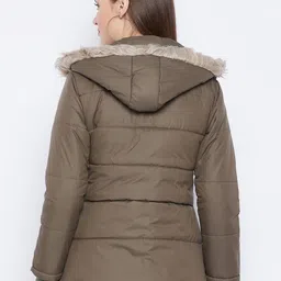vero amore Women Solid Parka Jacket image 2