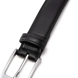 kaezri Men Black Artificial Leather Belt image 4