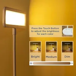 satnammobiles Elegant LED Desk Lamp with Organizer Base – Warm Light for Study, Work & Decor Study Lamp image 4