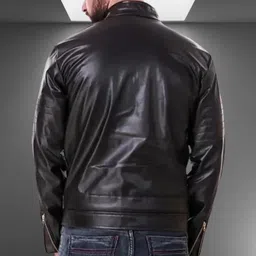 ptc fashion Men Solid Biker/Riding Jacket image 2