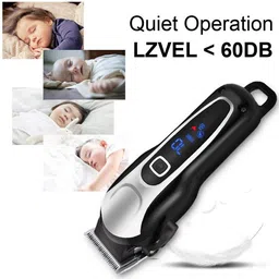 DMCEF 2in1 Cordless & Corded Waterproof Professional Rechargeable Beard Mustache Hair Trimmer High Power Hair Clipper Electric Razor Cutter Hair Cutting Tool With LCD Display 60 Fully Waterproof Grooming Kit 410 minRuntime 7 Length Settings image 4