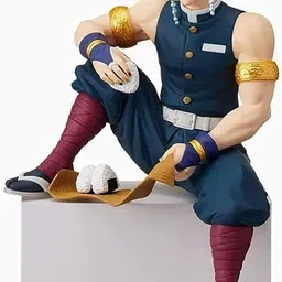 stive strong Demon Slayer 15cm Tengen Sitting Eating Action Figure for Home Decor, Office-picture-23