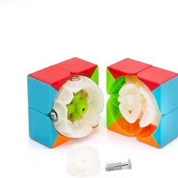 chippi 2x2 Stickerless Magic Speed Cube for Kids Adults Speedy Brainstorming Puzzle image 4