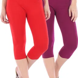 bitterlime Solid Women Three Fourths image 1