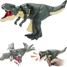 vikrida 11" Dino Toy- Telescoping & Swinging Features with Sound & Lights effects Guns & Darts-picture-11