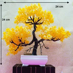 beecraft Fake Tree for Decor Faux Tree for Indoor Decor - Small Artificial Plants Wild Artificial Plantwith Pot image 3
