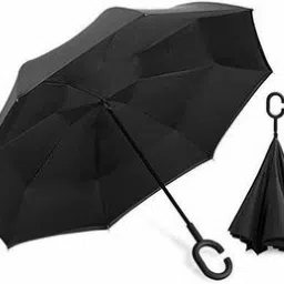 vihanix lifestyle Reversible Umbrella for UV & Rain with C Handle and Windproof Design Umbrella Umbrella-picture-10