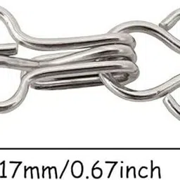 subjay Sets Hook and Eye Closure for Clothing - Hook and Eye (Sewing, Blouse/Bra/Dress) Hook Eye image 3