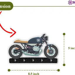 raptech Key Holder for Home|Wooden Key Stand for Wall|Key Hanger|Key hooks (11403) Wood Key Holder image 4