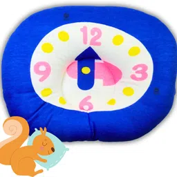 Polyester Fibre Baby Pillow Pack of 1 Alphanumeric White Bubble Newborn Takiya-picture-14