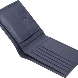 wrogn Men Casual Blue Genuine Leather RFID Wallet image 3