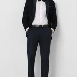 peter england Men Suit Embroidered Suit image 2