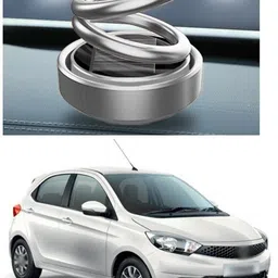 pecunia Solar Energy Rotating Car Perfume with Long Lasting Organic Fragrance, Feel-Good Premium Car Air freshener C228 Solar Car Perfume Air Freshner Car Fragrance Double Ring Rotating Car Aromatherapy Home Office Decoration Perfume Diffuser A228 Air Purifier image 1