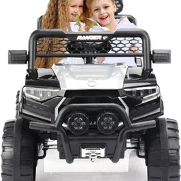 razz bazz 4x4 All Wheel Drive Big Size Driving Car For Boys & Girls 2 Seat Jeep Battery Operated Ride On-picture-10