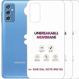 Blate Back Screen Guard for SAMSUNG GALAXY M53 5G MATTE BACK MEMBRANE HYDROGEL FILM (PACK OF 3)-picture-37