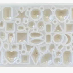 khusha creations Multi-Shape Earring Keychain Jewellery Mould Silicon/Epoxy Mould for Resin Art image 1